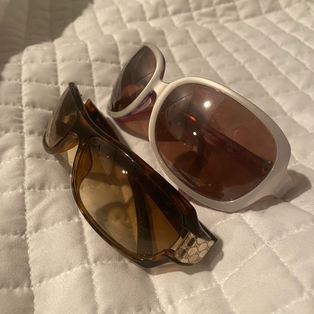 Vintage Gucci and Maui Jim Sunglasses